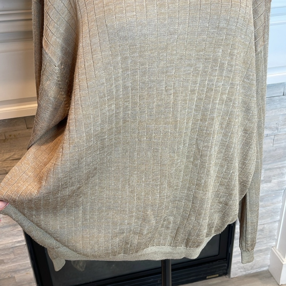 Pronto Uomo Beige Knitwear Sweater Size XL - Picture 7 of 8